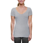 Women's Sweat Proof - Slim Fit Deep V-neck
